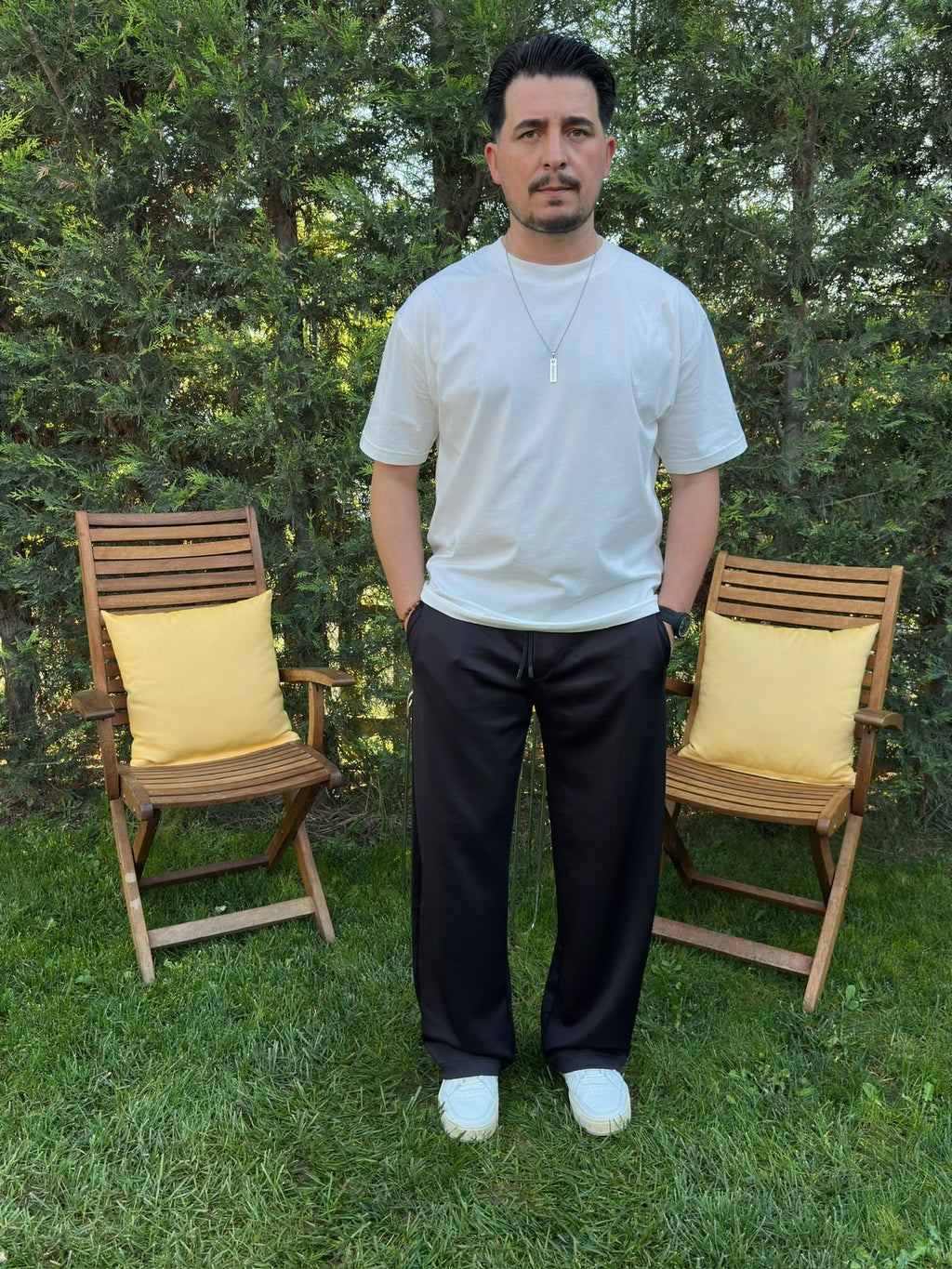 Siyah Baggy Kalıp Eşofman