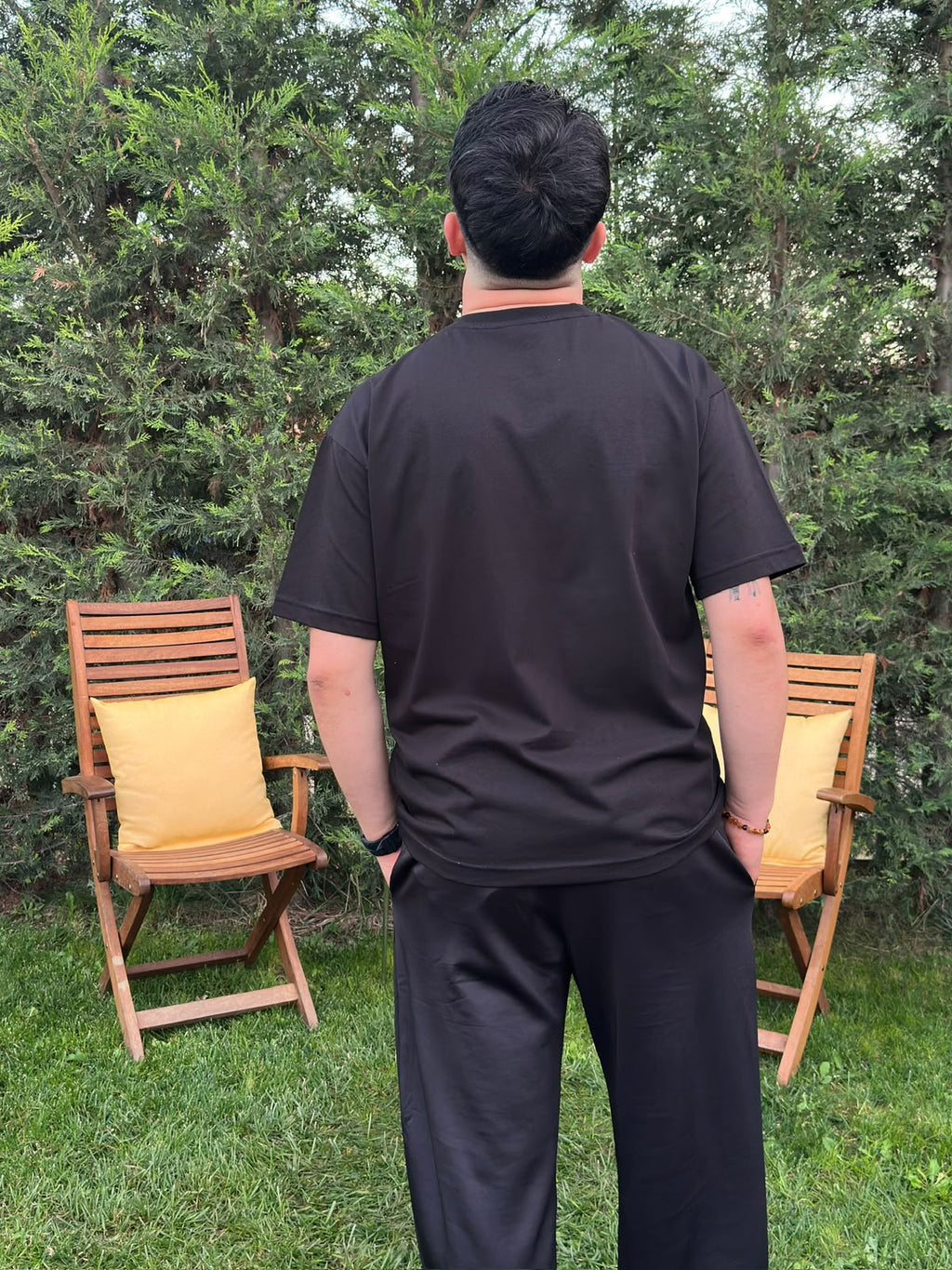 Siyah Oversize Basic T-Shirt