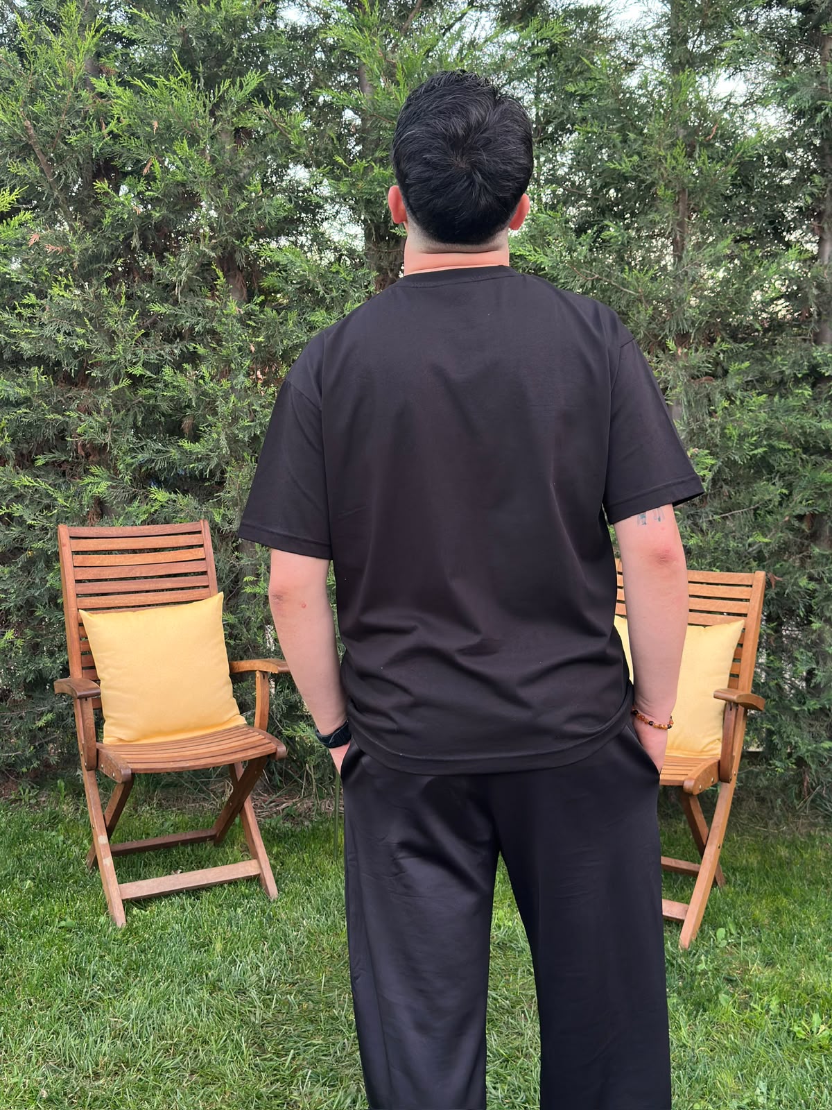 Siyah Oversize Basic T-Shirt