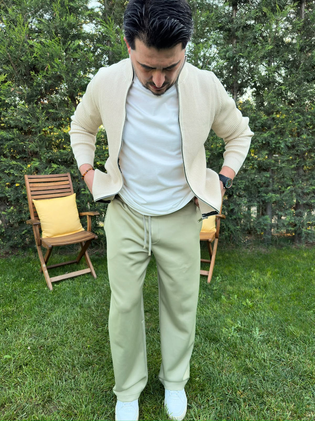 Çağla Yeşil Baggy Kalıp Eşofman